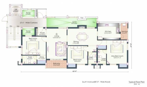  tulasi Tulasi Typical Cluster Plan