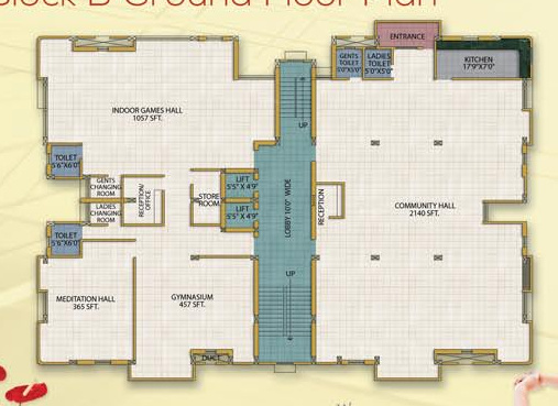  ishan-heritage Cluster Plan for ground Floor