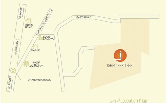  ishan heritage Location Plan