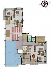  rio grande 13th Floor Cluster Plan