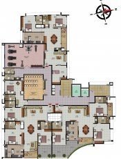  rio grande Second Floor Cluster Plan