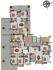  rio grande Third Floor Cluster Plan