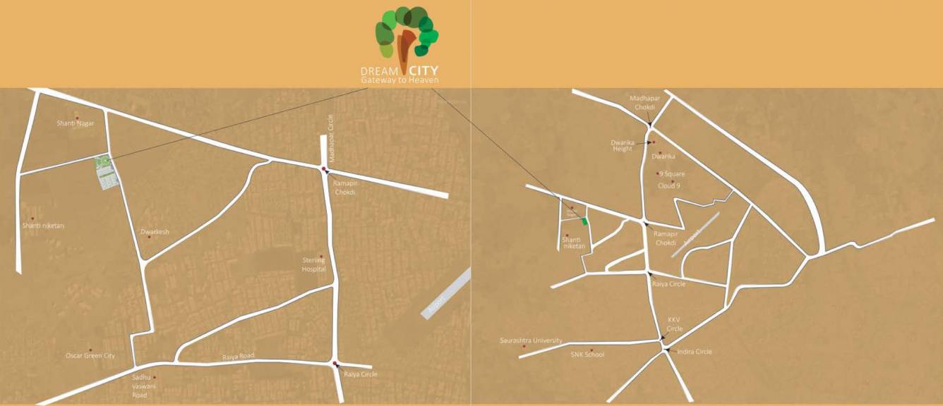 dream city Location Plan