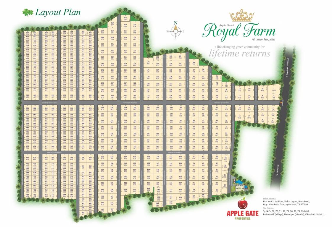  royal farm Layout Plan