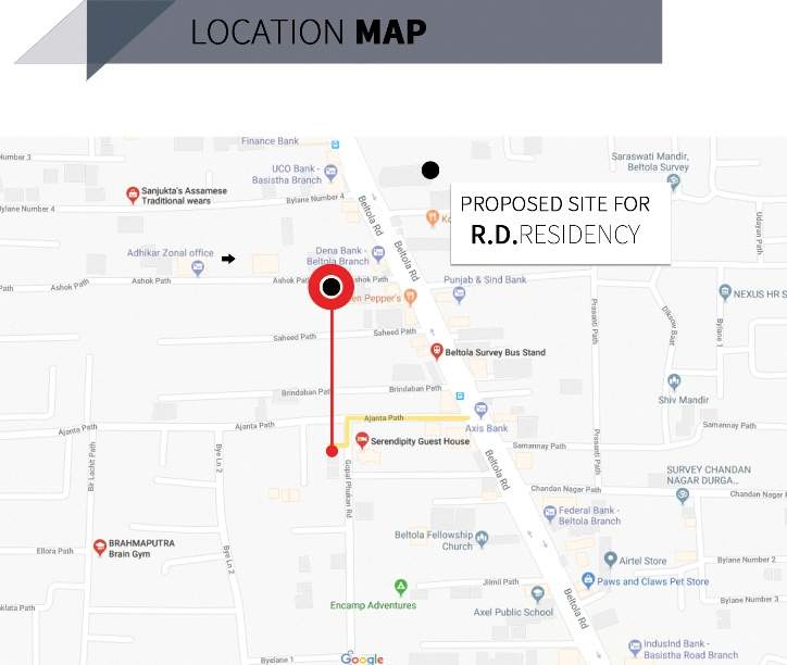  rd residency Location Plan
