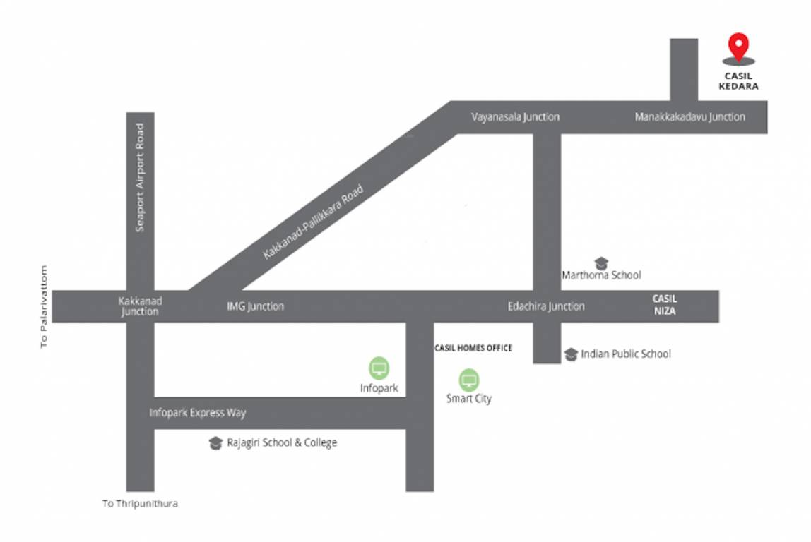  casil heights Location Plan