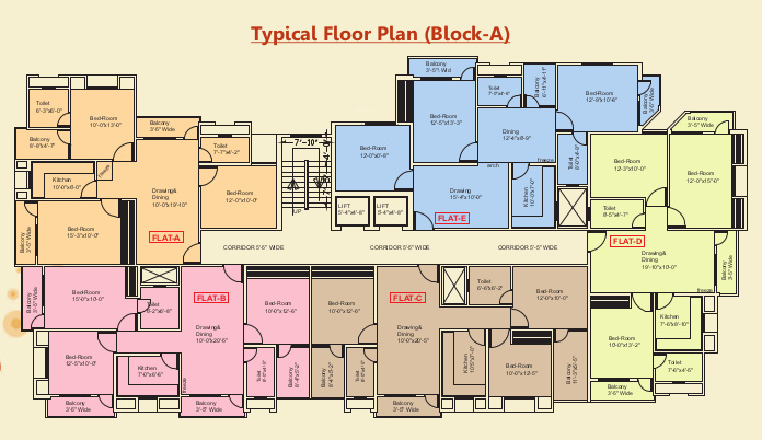  aziz shakeela tower Cluster Plan