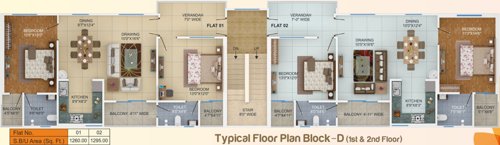 Block D Cluster Plan from 1st to 2nd Floor sai-plaza Block D Cluster Plan from 1st to 2nd Floor