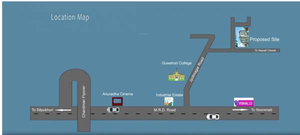 Location Plan prakriti-jyotinagar Location Plan