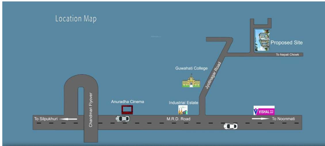  prakriti jyotinagar Location Plan