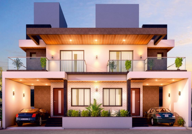 alaknanda bungalows Elevation