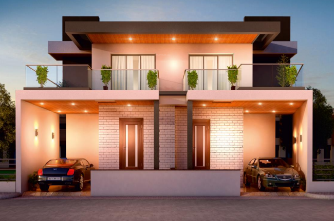 alaknanda bungalows Elevation