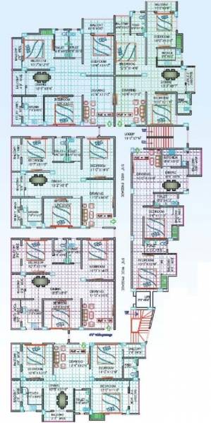 Cluster Plan keshar-satya-apartment Cluster Plan
