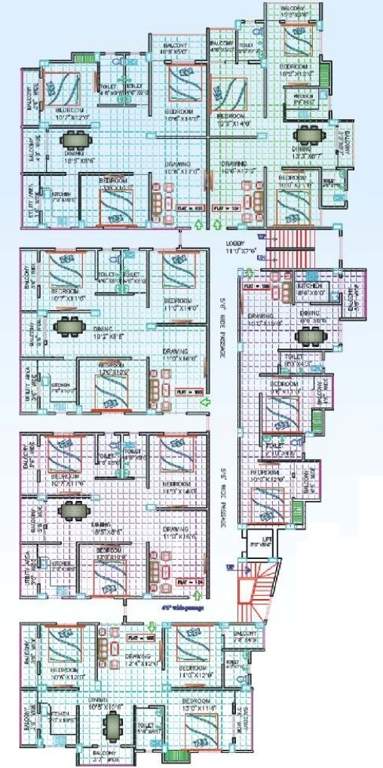  keshar satya apartment Cluster Plan