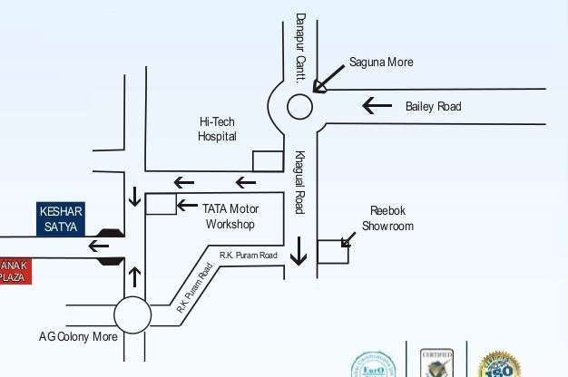  keshar satya apartment Location Plan