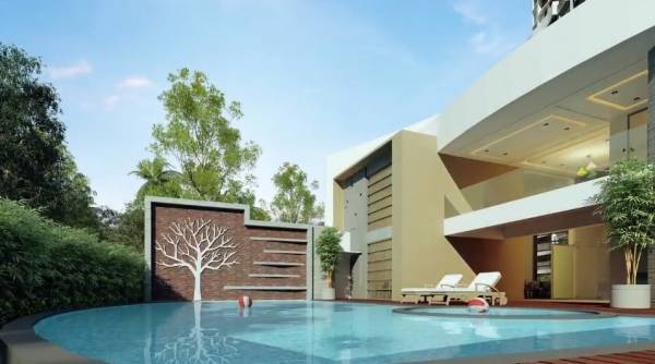 Swimming Pool rangoli Swimming Pool