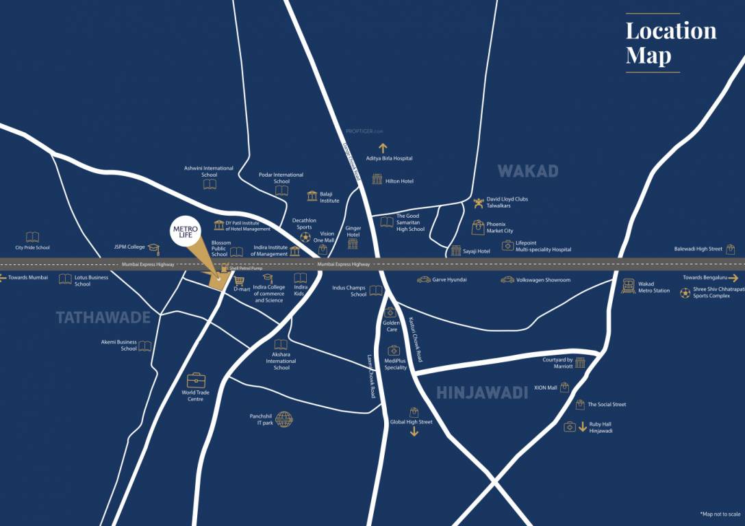  metro life optima residences Location Plan