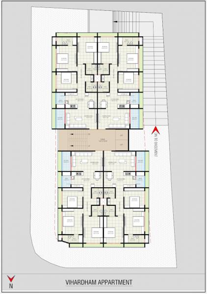  vihardham Vihardham Typical Cluster Plan