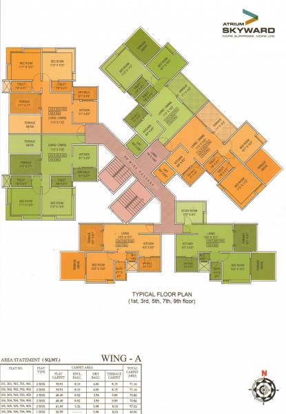  skyward-wing-a Wing A Cluster Plan