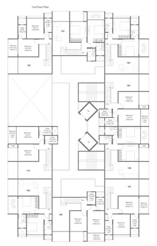 Mantra Montana Phase 6 Cluster Plan for 2nd Floor montana-phase-6 Mantra Montana Phase 6 Cluster Plan for 2nd Floor