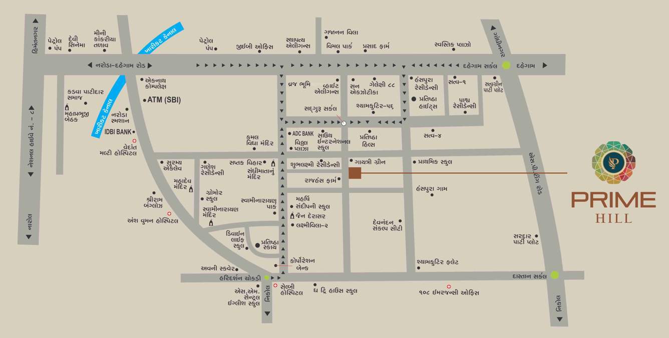  prime hill Location Plan