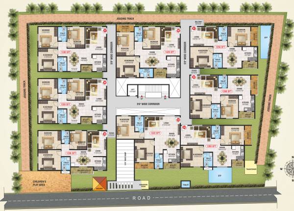  elite Elite Cluster Plan For Ground Floor