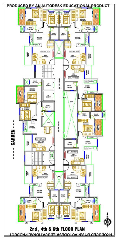  residency Residency Building D And E Cluster Plan