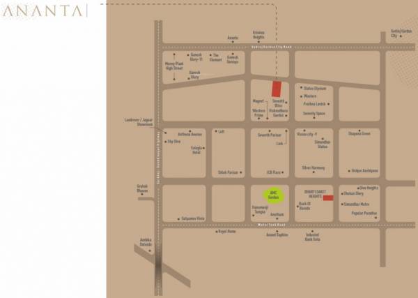  ananta Location Plan