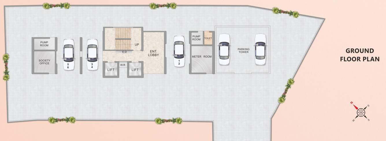  navrang chsl Navrang CHSL Cluster Plan For Ground Floor