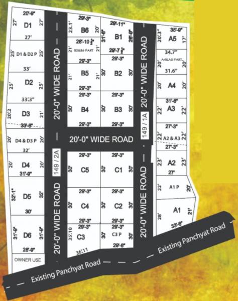  ss-garden-villa-plots-kovur Layout Plan