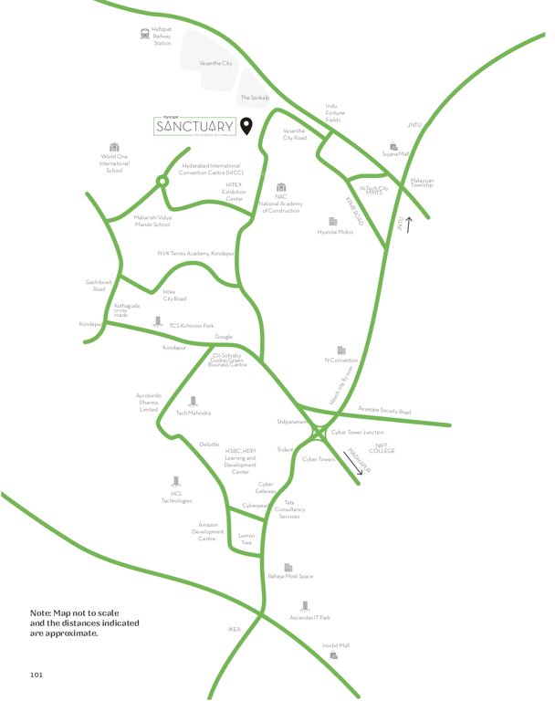  sanctuary Location Plan