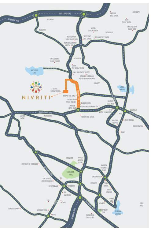  nivriti Location Plan