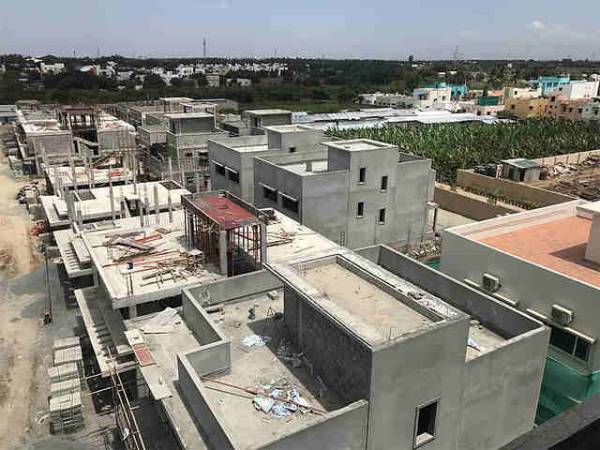 Construction Status Sept-21 constructionStatus of Casagrand Cosmos