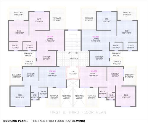  sanskruti-homes Sanskruti Homes B Wing Cluster Plan