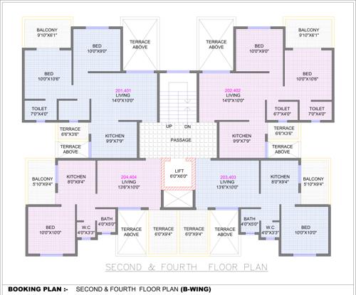  sanskruti-homes Sanskruti Homes B Wing Cluster Plan