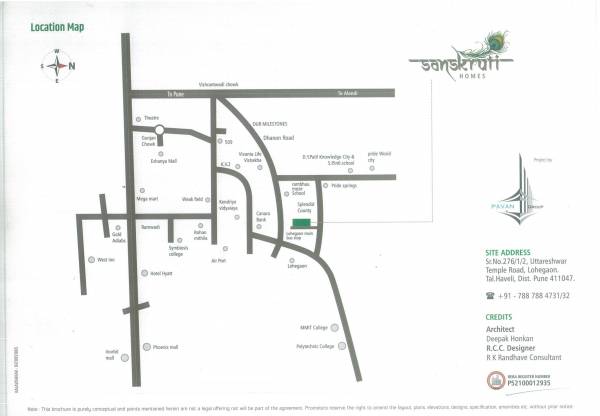  sanskruti-homes Location Plan