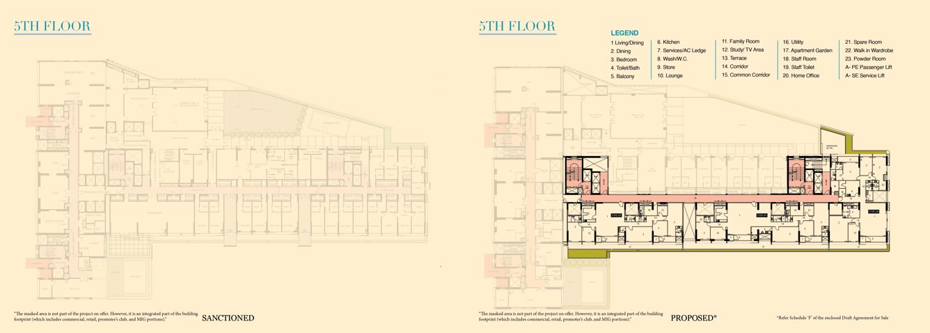  utalika luxury phase 5 panchami Utalika Luxury Phase 5 Panchami Cluster Plan for 5th Floor