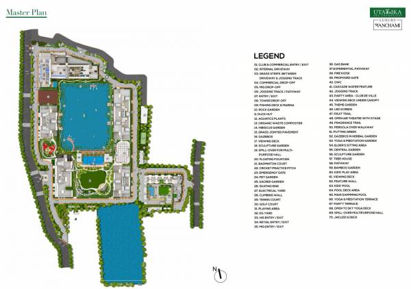  utalika-luxury-phase-5-panchami Master Plan