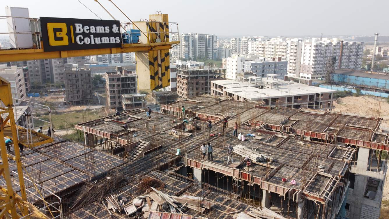  4 blocks Block A Construction Status Feb 22
