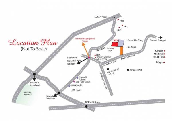  sri-tirumala-millennium-phase-ii Location Plan