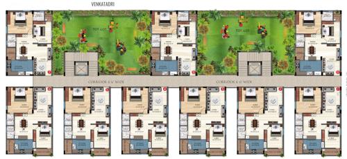  tirumala-hills-narayanadri-and-venkatadri Venkatadri Cluster Plan from 1st to 6th Floor