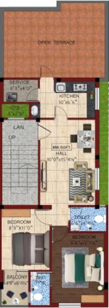  krs-guringi KRS Mullai Cluster Plan for 2nd Floor
