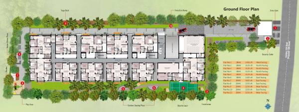  silver-keys Silver Keys Cluster Plan for ground Floor