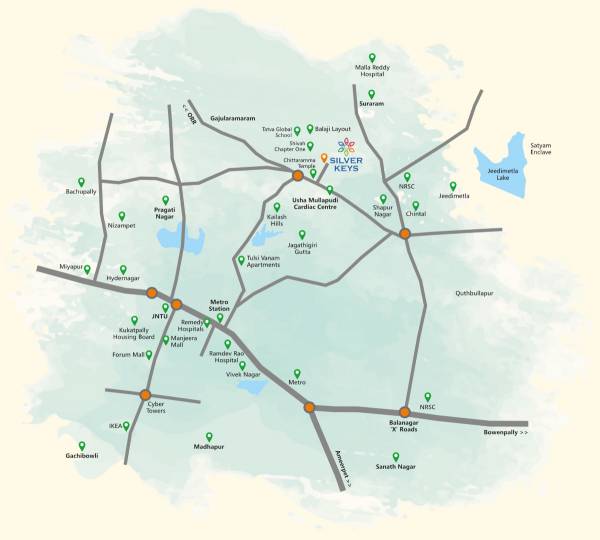  silver-keys Location Plan