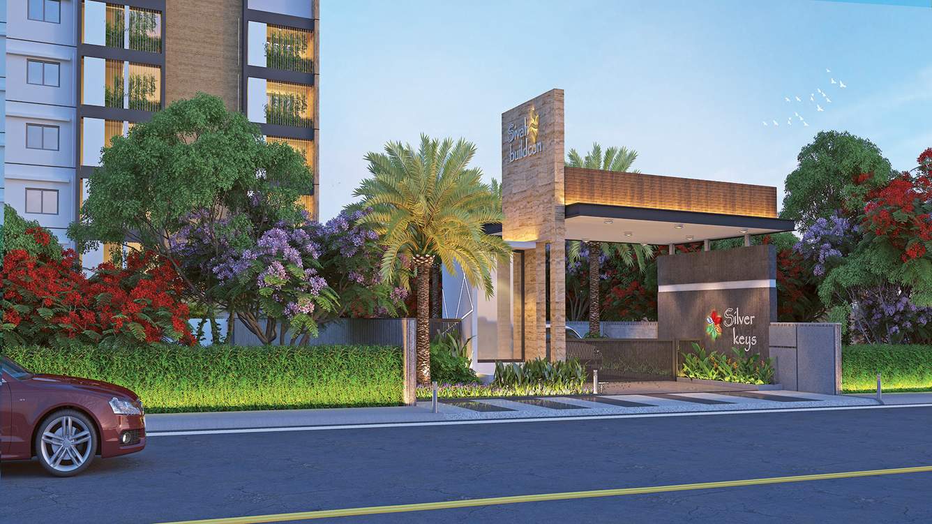  silver keys Entrance Gate Security Cabin