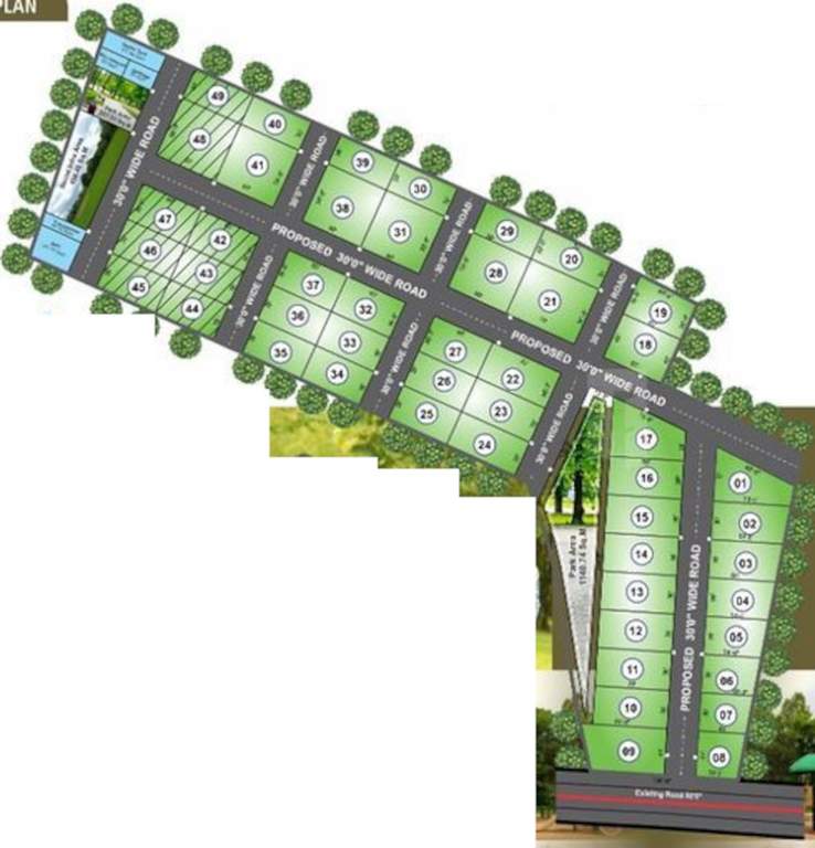  kamadhenu enclave Layout Plan