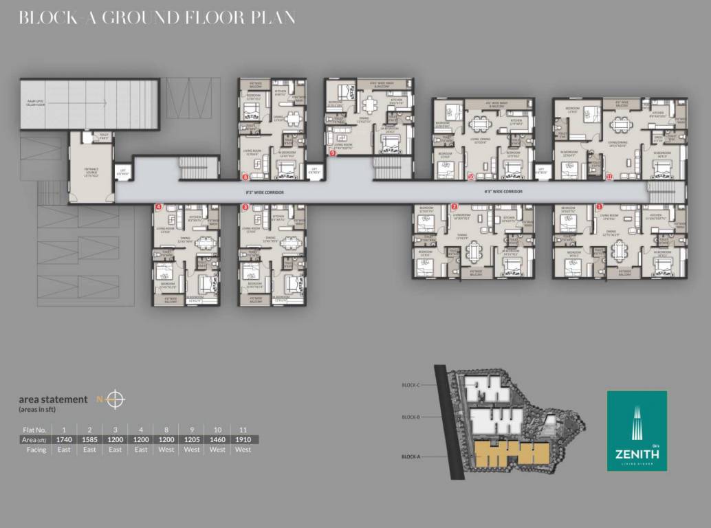  zenith Gk S Zenith A Cluster Plan for ground Floor
