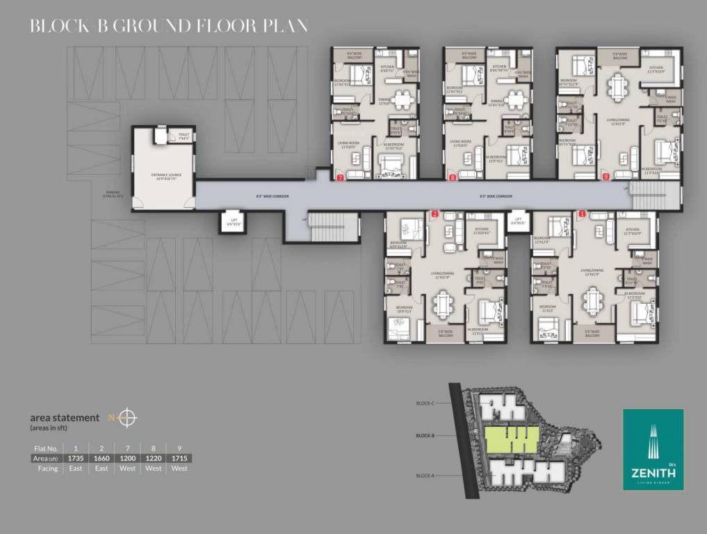  zenith Gk S Zenith B Cluster Plan for ground Floor