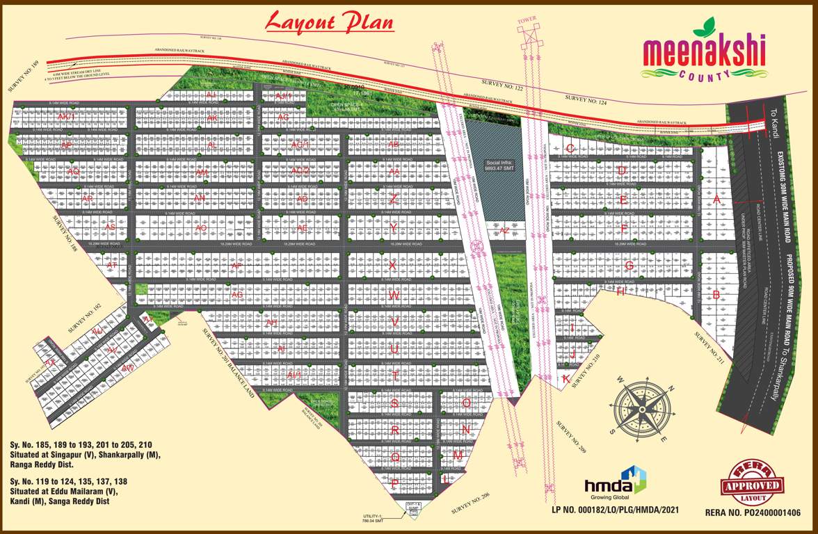  meenakshi county Layout Plan