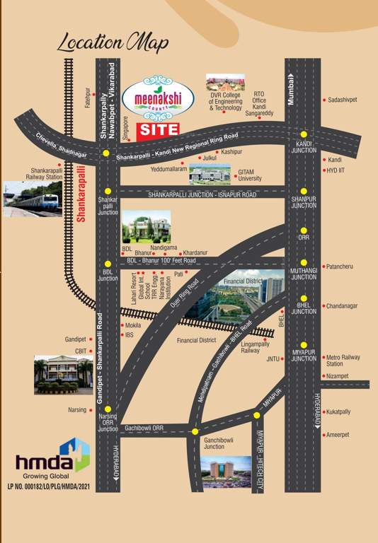  meenakshi county Location Plan